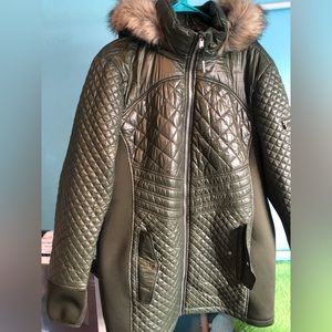 Michael Kors Olive Green Winter Coat